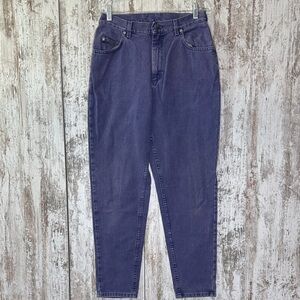 Vintage 90's Women's Lee Riveted Purple Denim Jeans Size 29x30